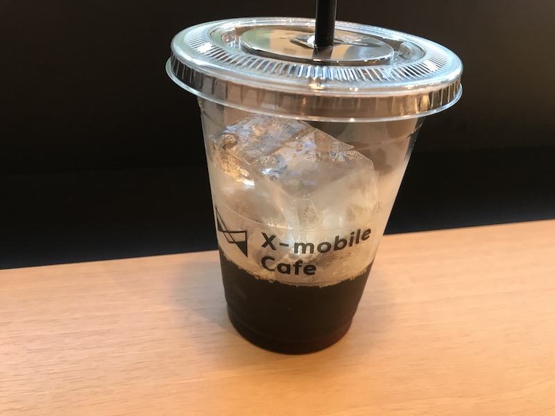 X-mobile Cafe shibuyaのコーヒー