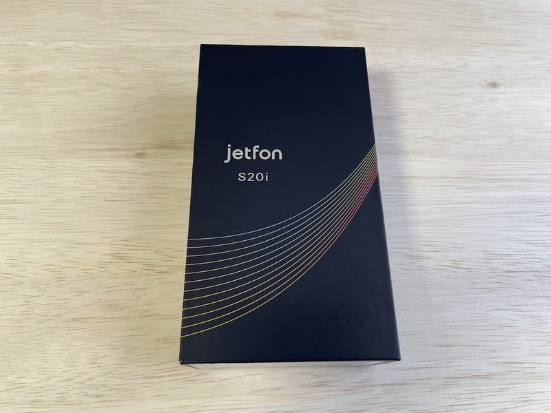 jetfon S20iの外箱