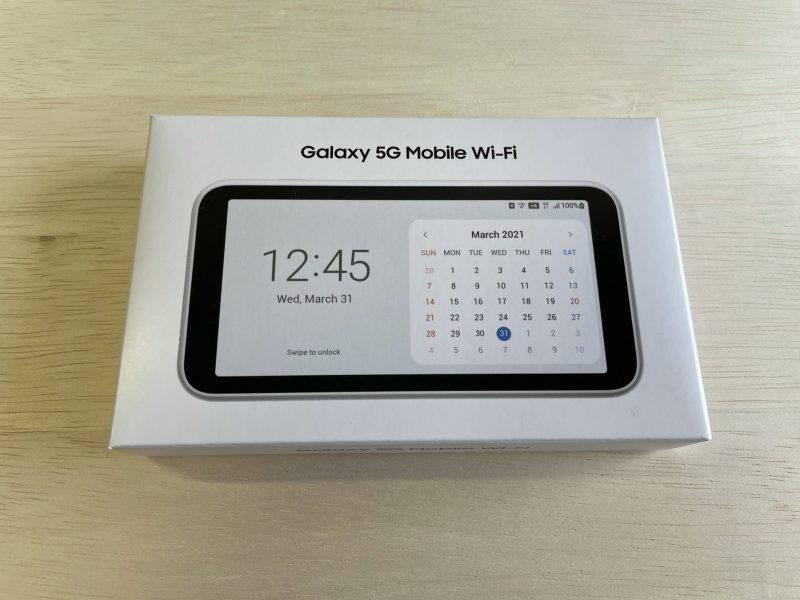 【SCR01】Galaxy 5G Mobile Wi-Fi 外箱